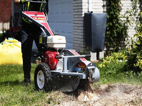 baumalight walk behind stump grinder